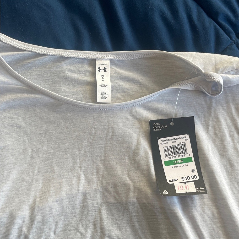 Under Armour Men's Light Gray Tee